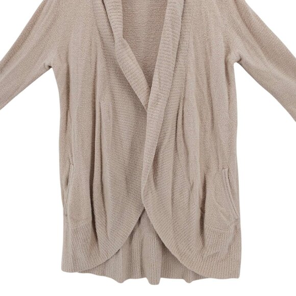 BAREFOOT DREAMS Cozychic Lite Circle Lounge Cardigan Natural Cream MEDIUM - Picture 2 of 6